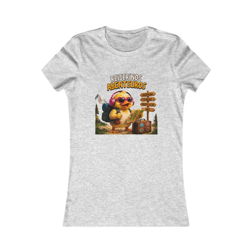 Wanderinos Montanos Damen T-Shirt | Lustige Wander-Ente | Berg & Outdoor Shirt | QuackWerk