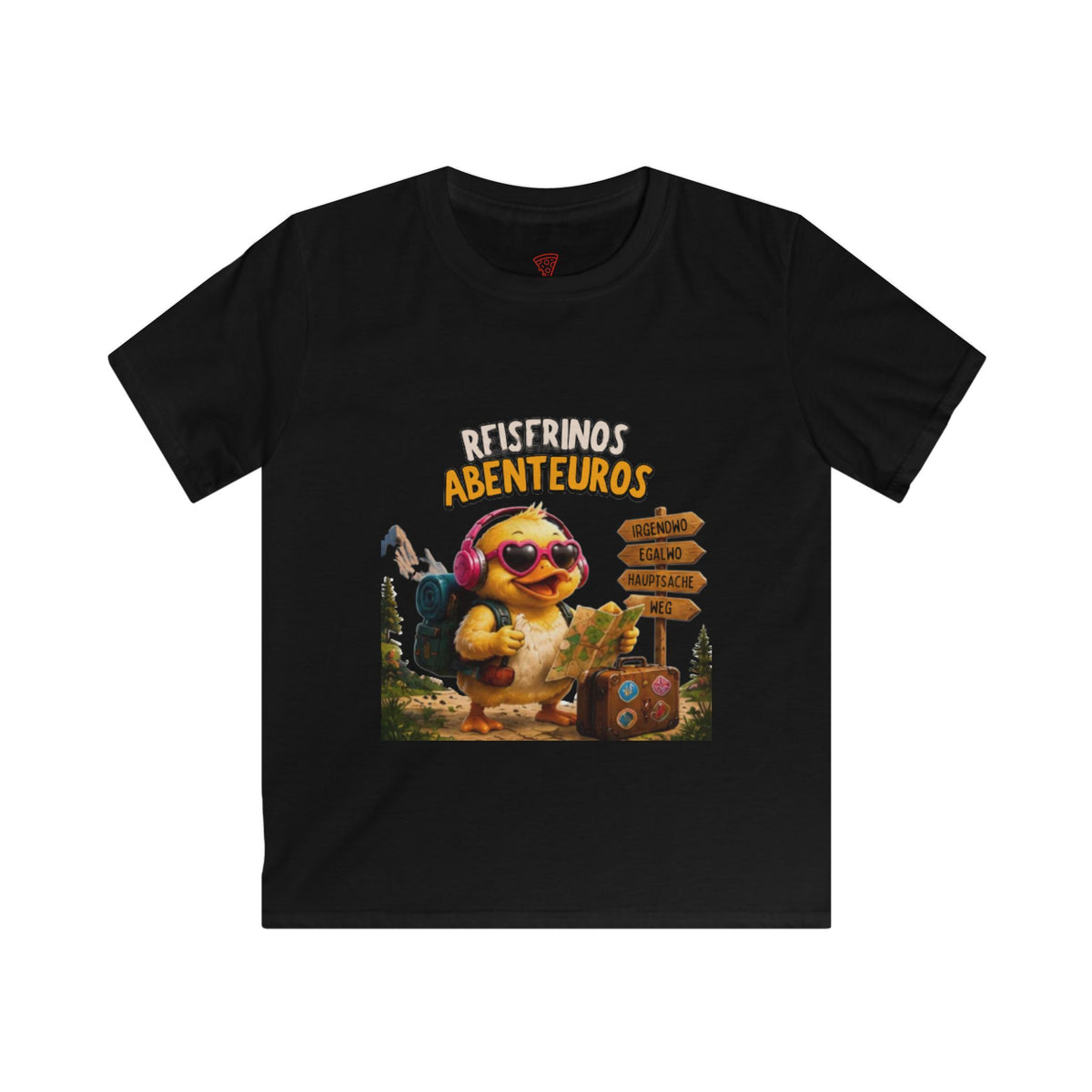 Reiserinos Abenteuros Kinder T-Shirt | Lustige Reise-Ente | Abenteuer & Outdoor Shirt | QuackWerk