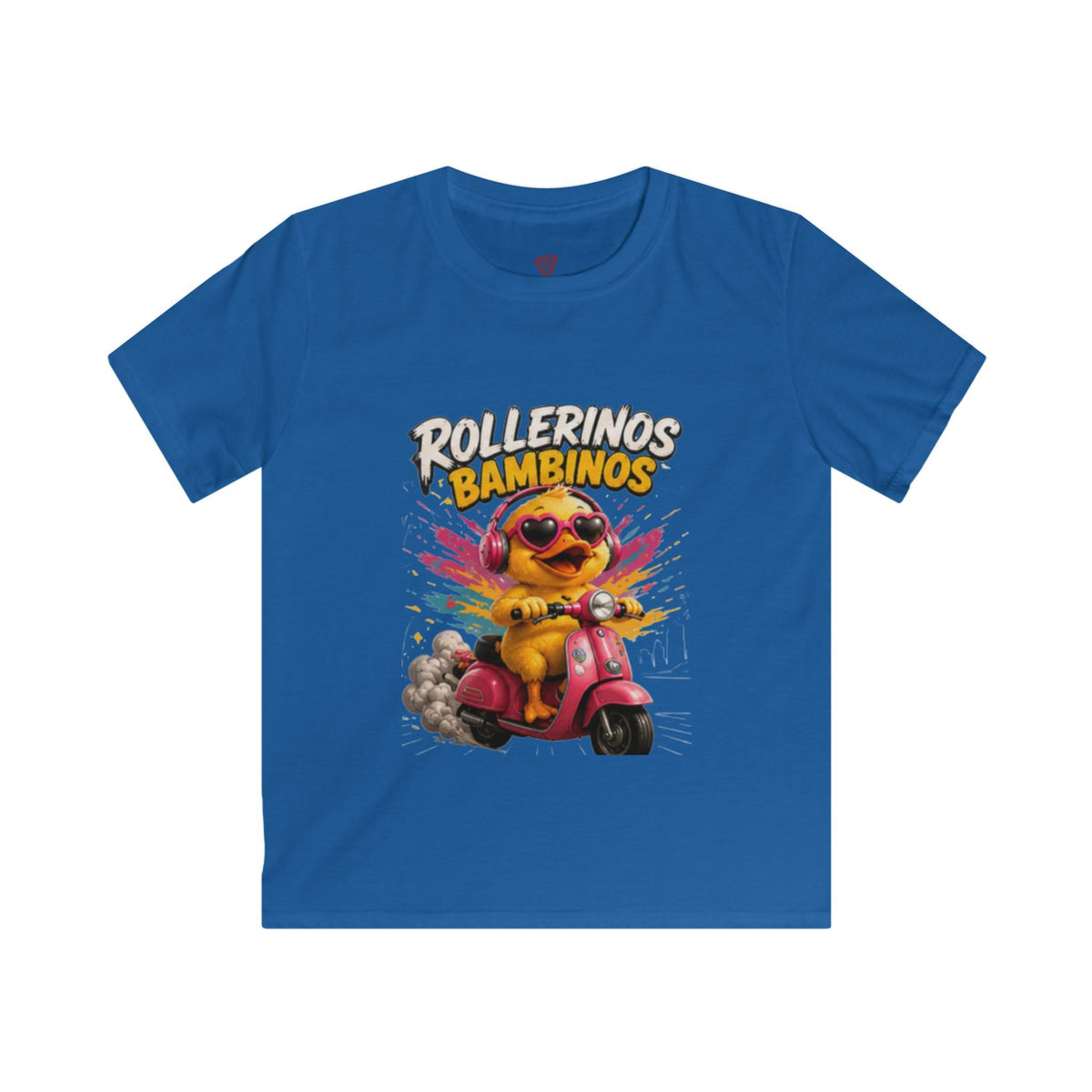 Rollerinos Bambinos Kinder T-Shirt | Lustige Roller-Ente | Scooter & Kinder Shirt | QuackWerk