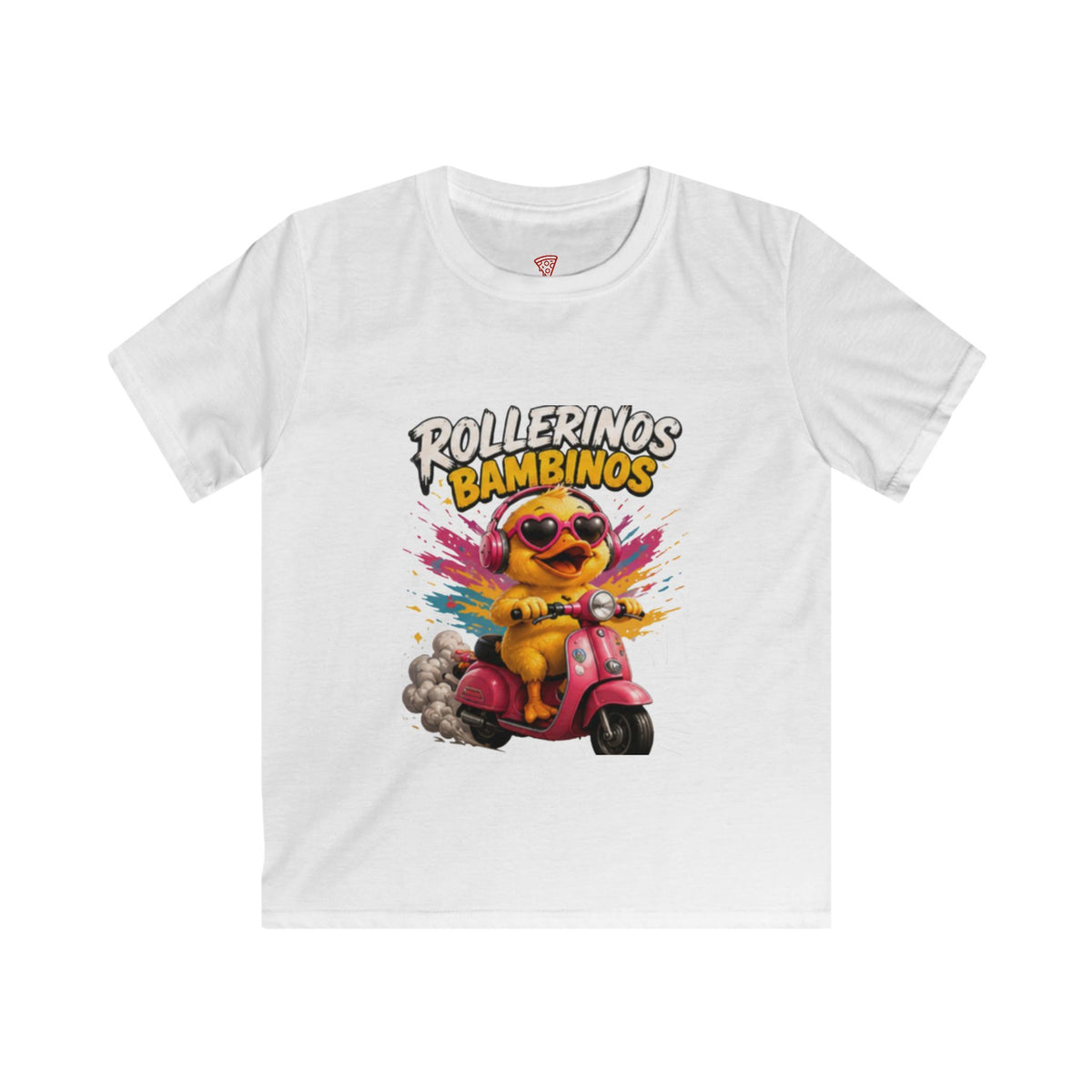 Rollerinos Bambinos Kinder T-Shirt | Lustige Roller-Ente | Scooter & Kinder Shirt | QuackWerk