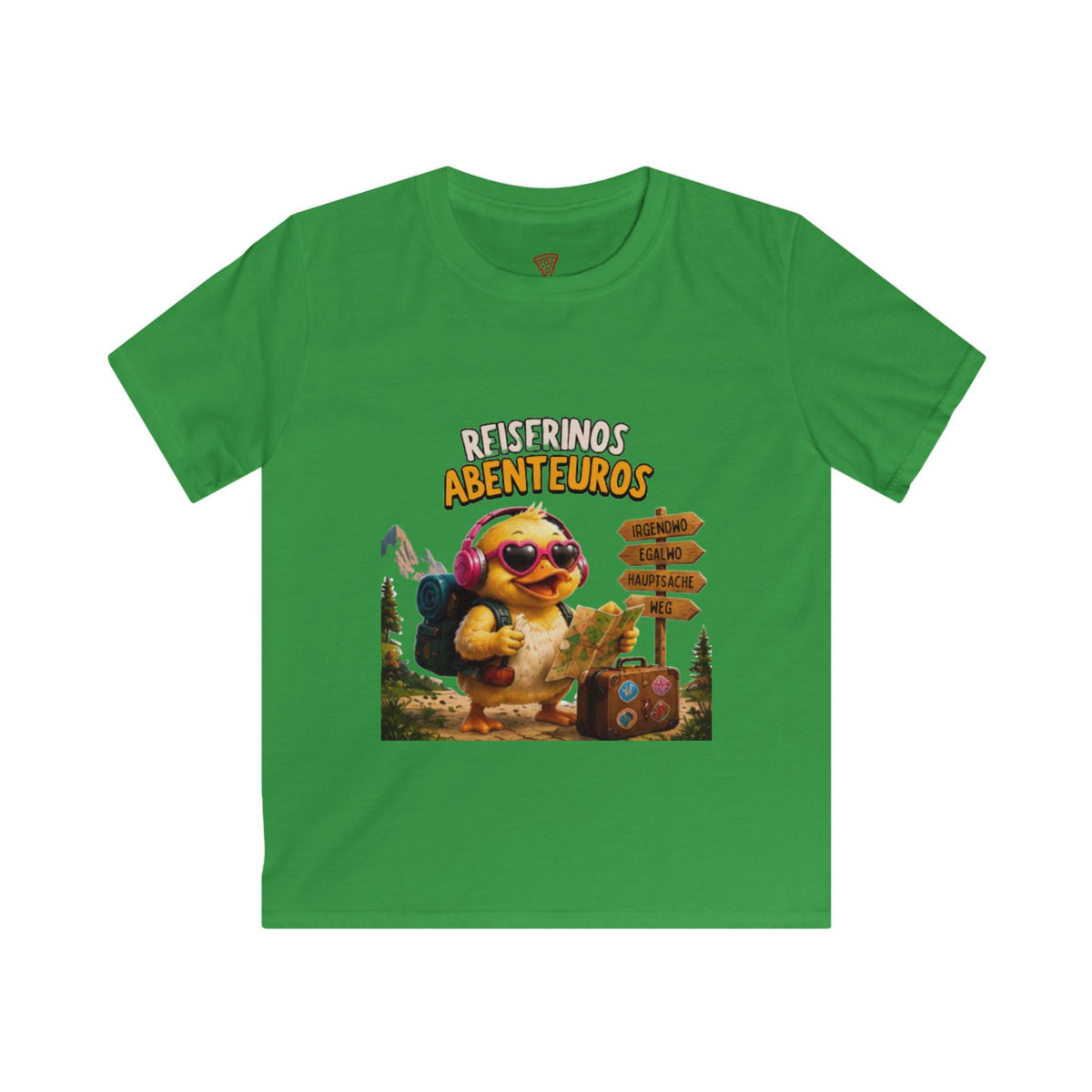 Reiserinos Abenteuros Kinder T-Shirt | Lustige Reise-Ente | Abenteuer & Outdoor Shirt | QuackWerk