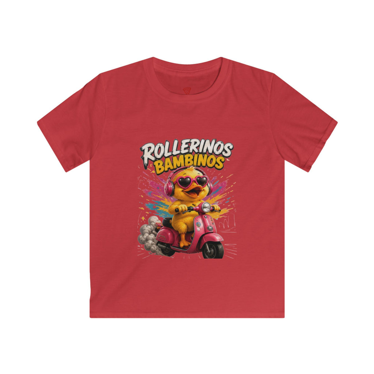 Rollerinos Bambinos Kinder T-Shirt | Lustige Roller-Ente | Scooter & Kinder Shirt | QuackWerk