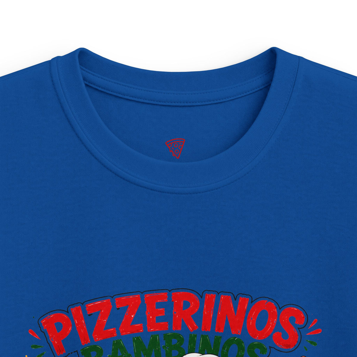 Pizzerinos Bambinos Kinder T-Shirt | Lustige Pizza-Ente | Pizza Shirt für Kinder | QuackWerk