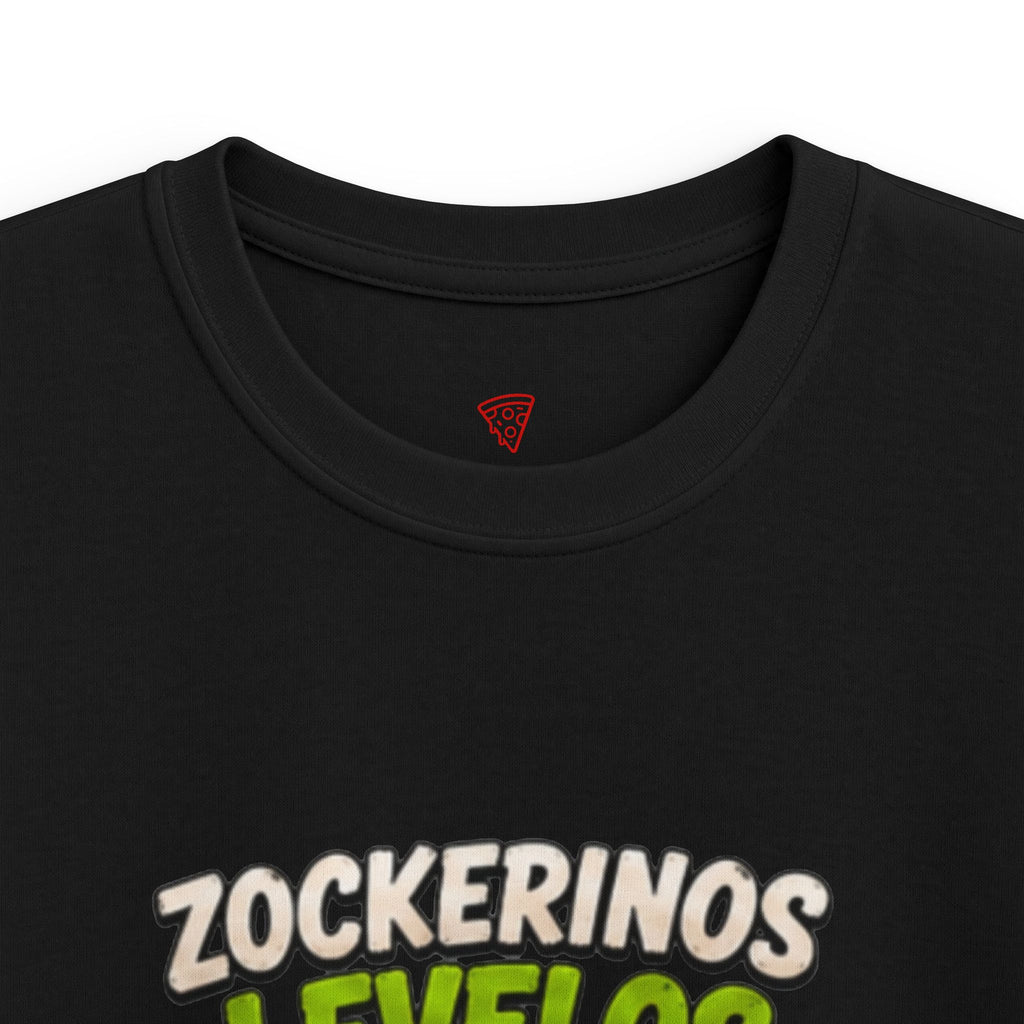 Zockerinos Levelos Kinder T-Shirt | Lustige Gamer-Ente | Gaming Shirt für Kinder | QuackWerk