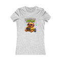 Zockerinos Levelos Damen T-Shirt | Lustige Gamer-Ente | Gaming Shirt | QuackWerk