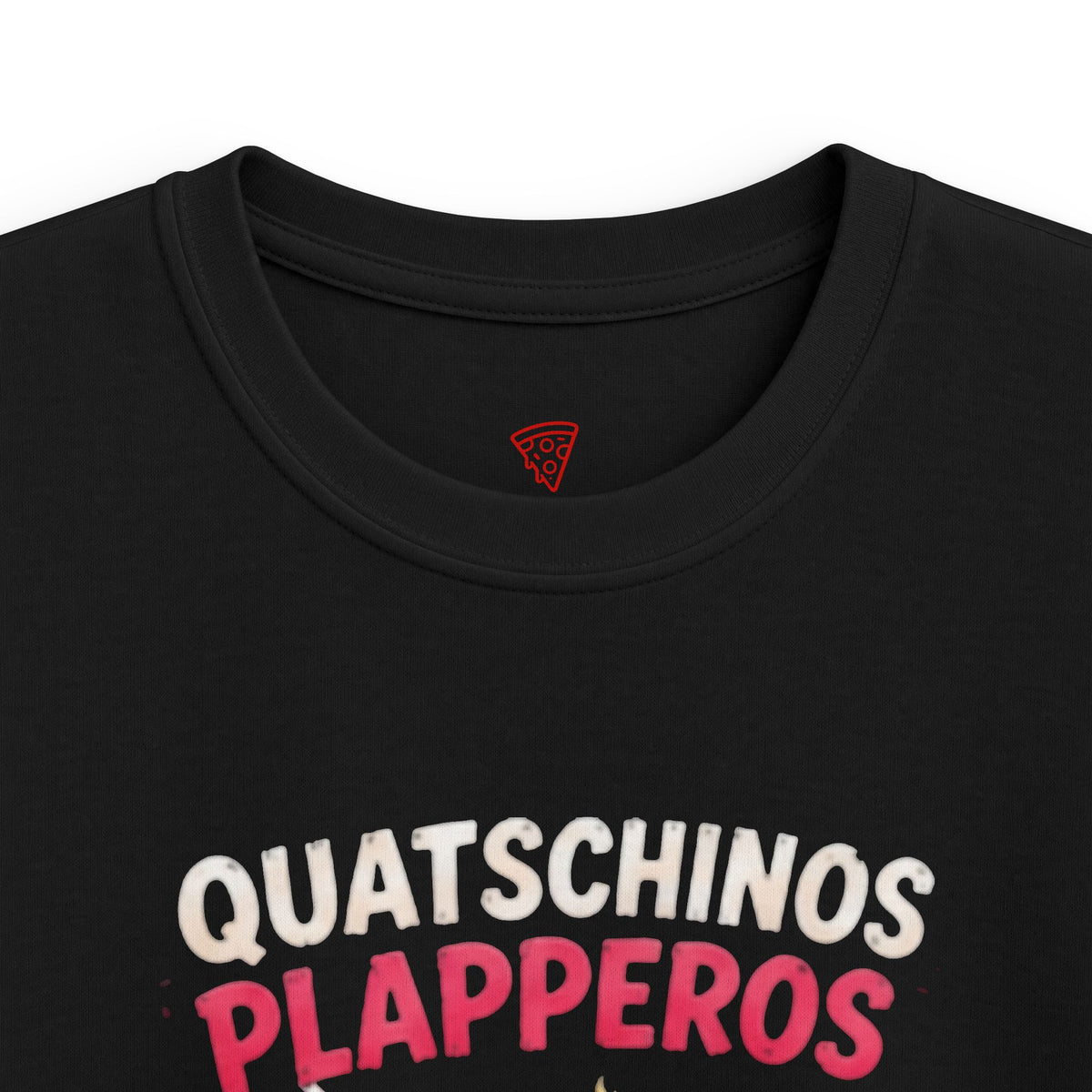 Quatschinos Plapperos Kinder T-Shirt | Lustige Ente mit Megafon | Witziges Kinder Shirt | QuackWerk