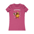 Quatschinos Plapperos Damen T-Shirt | Lustige Ente mit Megafon | Quasselstrippen Shirt | QuackWerk
