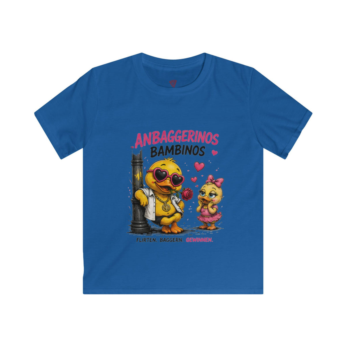 Anbaggerinos Bambinos Kinder T-Shirt | Lustige Enten-Freunde | Witziges Kinder Shirt | QuackWerk
