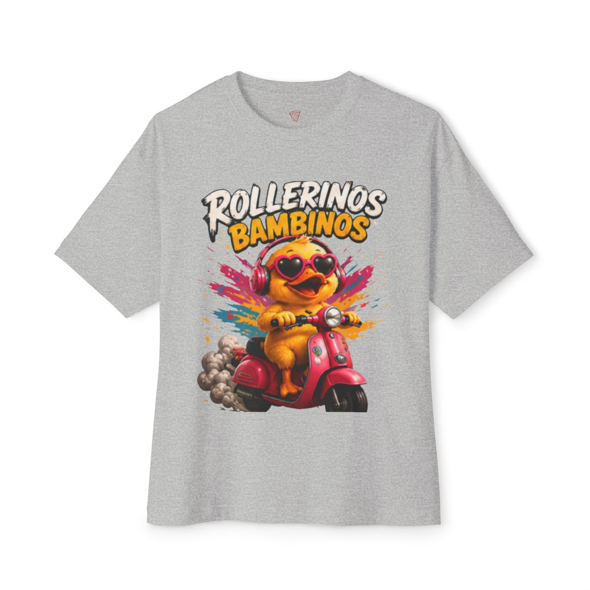 Rollerinos Bambinos Oversized T-Shirt | Lustige Roller-Ente | Unisex Streetwear Shirt | QuackWerk