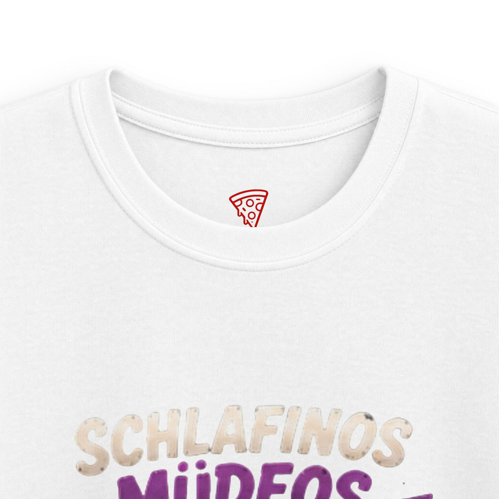Schlafinos Müdeos Kinder T-Shirt | Lustige müde Ente | Schlaf & Chill Shirt für Kinder | QuackWerk