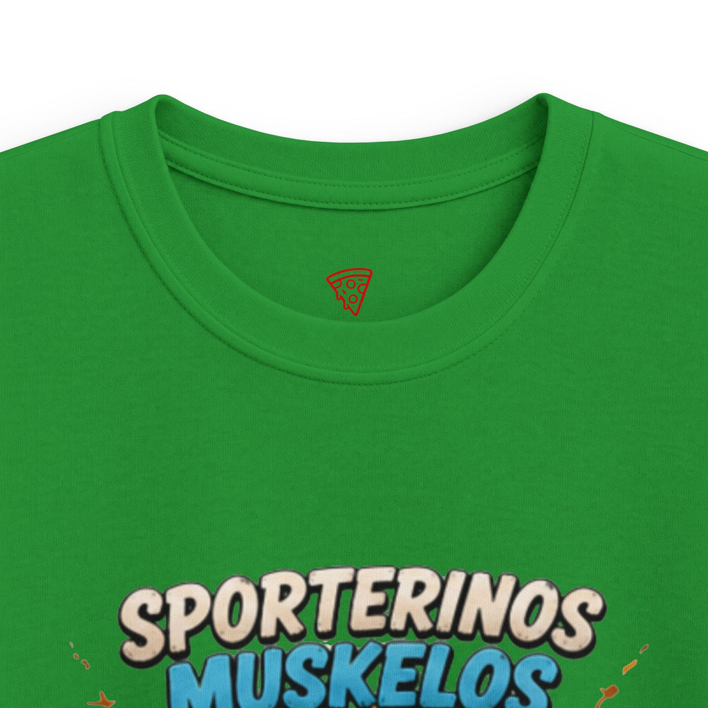 Sportlerinos Muskelos Kinder T-Shirt | Lustige Fitness-Ente | Sport Shirt für Kinder | QuackWerk