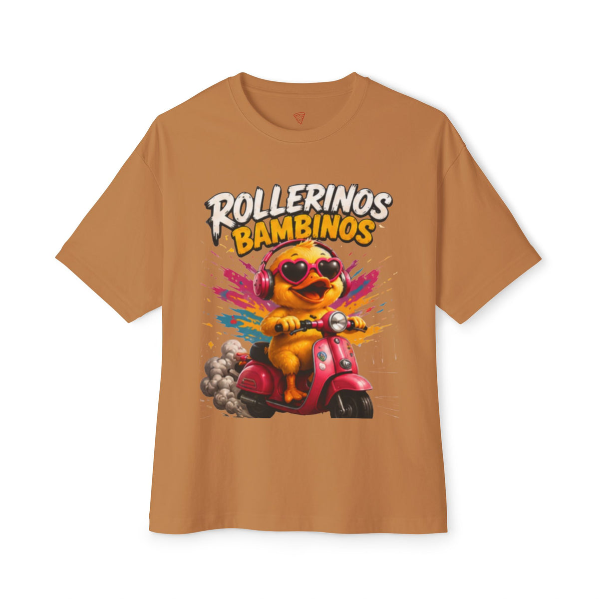 Rollerinos Bambinos Oversized T-Shirt | Lustige Roller-Ente | Unisex Streetwear Shirt | QuackWerk