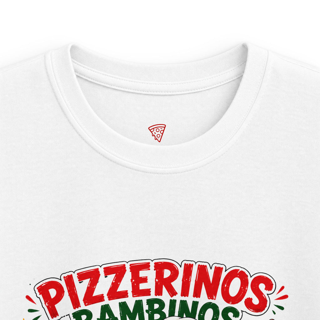 Pizzerinos Bambinos Kinder T-Shirt | Lustige Pizza-Ente | Pizza Shirt für Kinder | QuackWerk