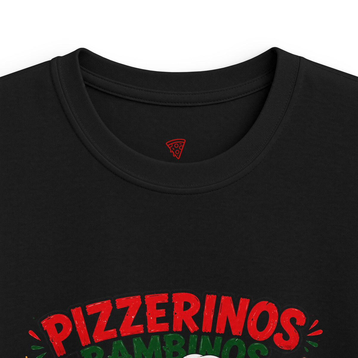Pizzerinos Bambinos Kinder T-Shirt | Lustige Pizza-Ente | Pizza Shirt für Kinder | QuackWerk