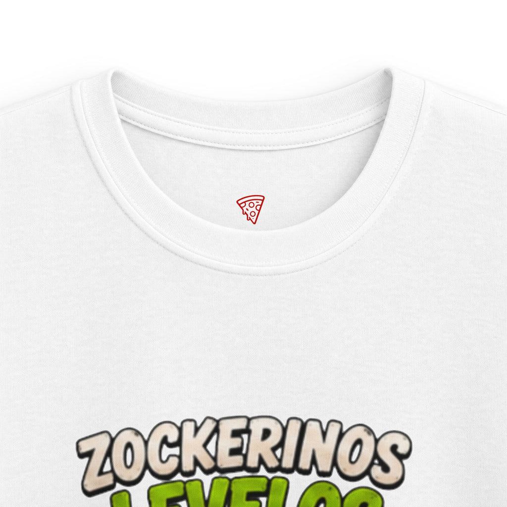 Zockerinos Levelos Kinder T-Shirt | Lustige Gamer-Ente | Gaming Shirt für Kinder | QuackWerk
