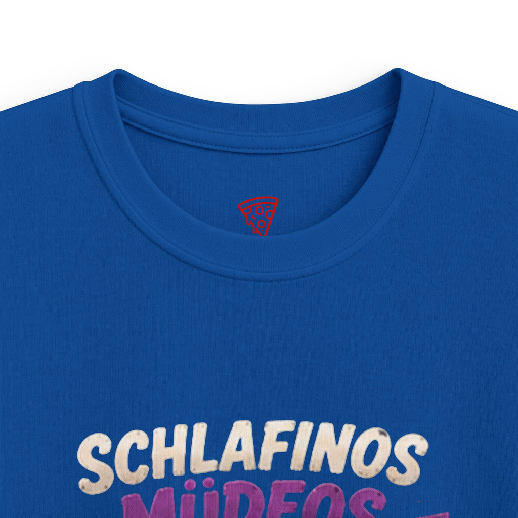Schlafinos Müdeos Kinder T-Shirt | Lustige müde Ente | Schlaf & Chill Shirt für Kinder | QuackWerk