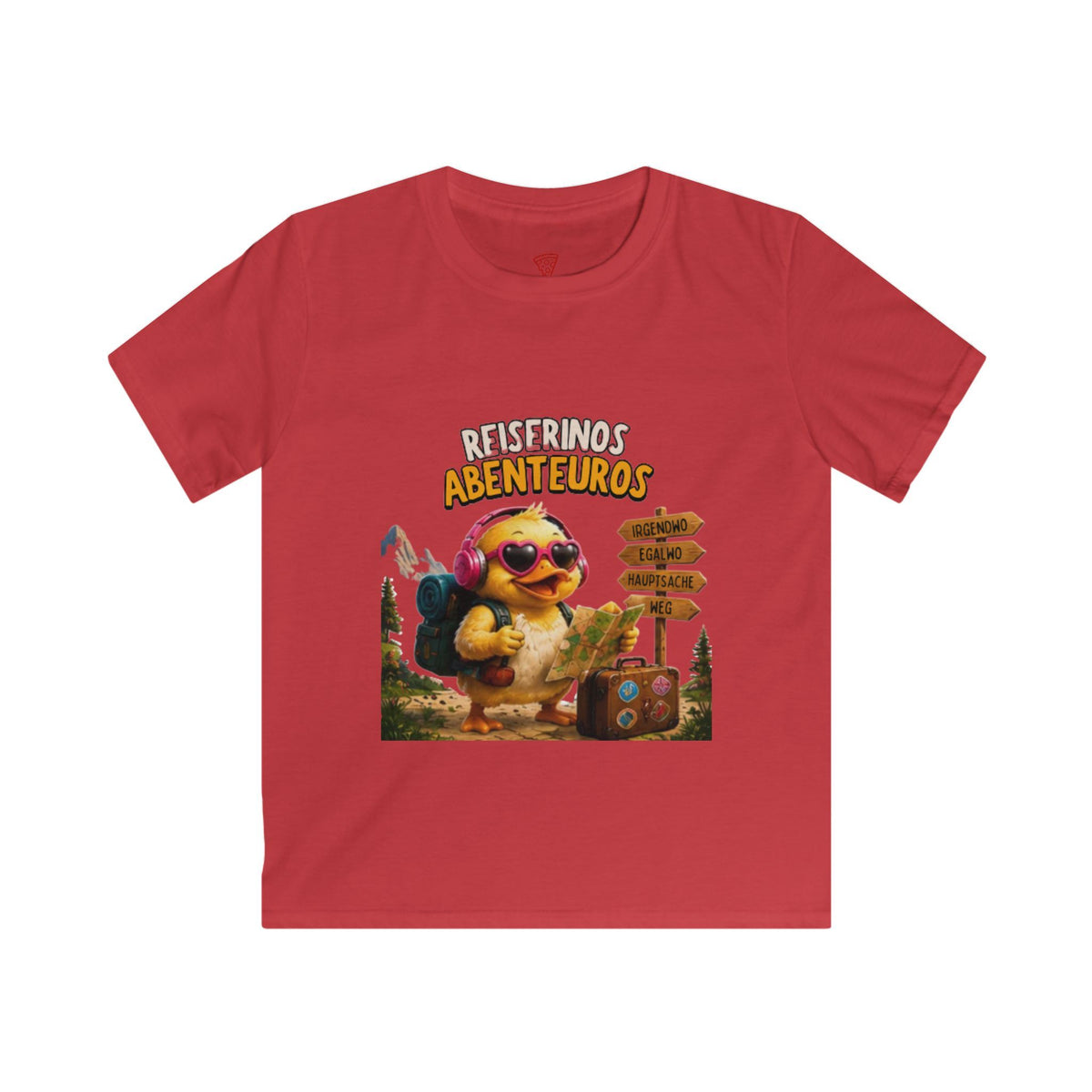 Reiserinos Abenteuros Kinder T-Shirt | Lustige Reise-Ente | Abenteuer & Outdoor Shirt | QuackWerk