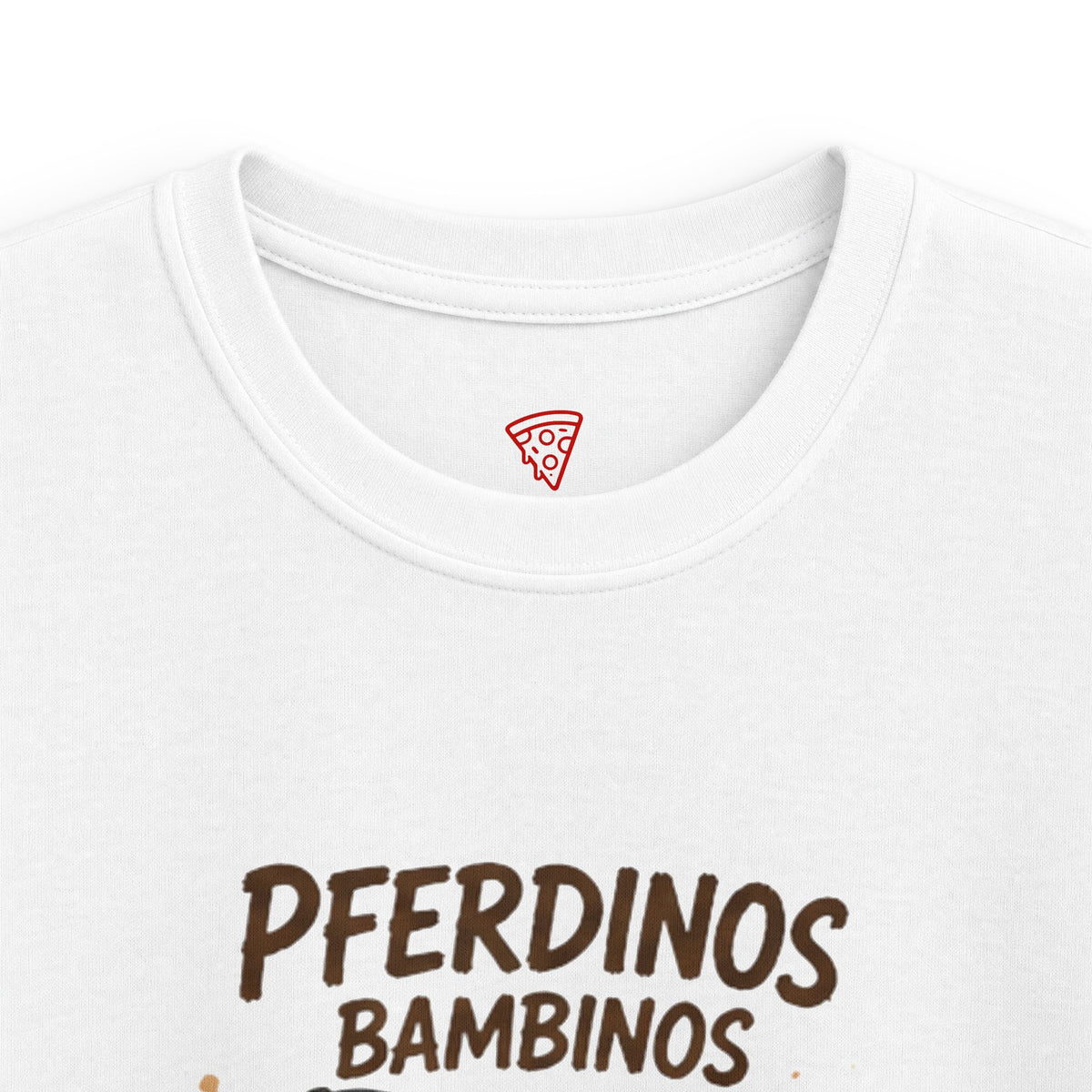 Pferdinos Bambinos Kinder T-Shirt | Lustige Reiter-Ente | Pferde Shirt für Kinder | QuackWerk
