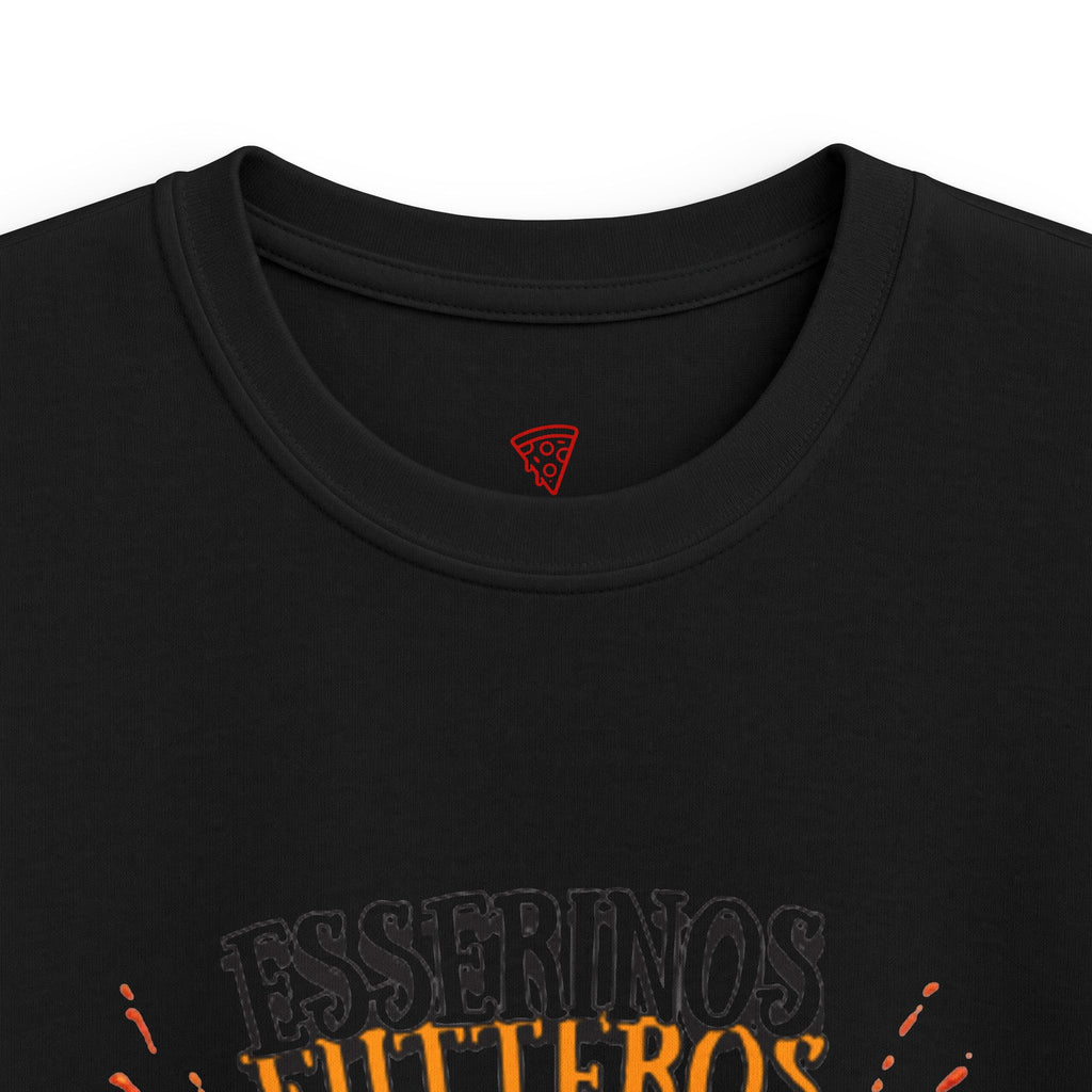 Fresserinos Futteros Kinder T-Shirt | Lustige Burger-Ente | Foodie Shirt für Kinder | QuackWerk
