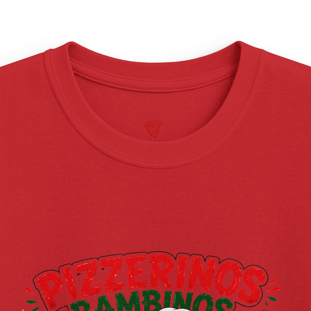 Pizzerinos Bambinos Kinder T-Shirt | Lustige Pizza-Ente | Pizza Shirt für Kinder | QuackWerk
