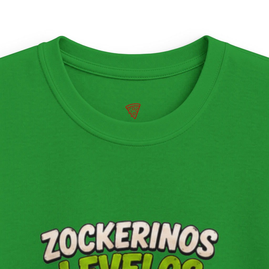 Zockerinos Levelos Kinder T-Shirt | Lustige Gamer-Ente | Gaming Shirt für Kinder | QuackWerk