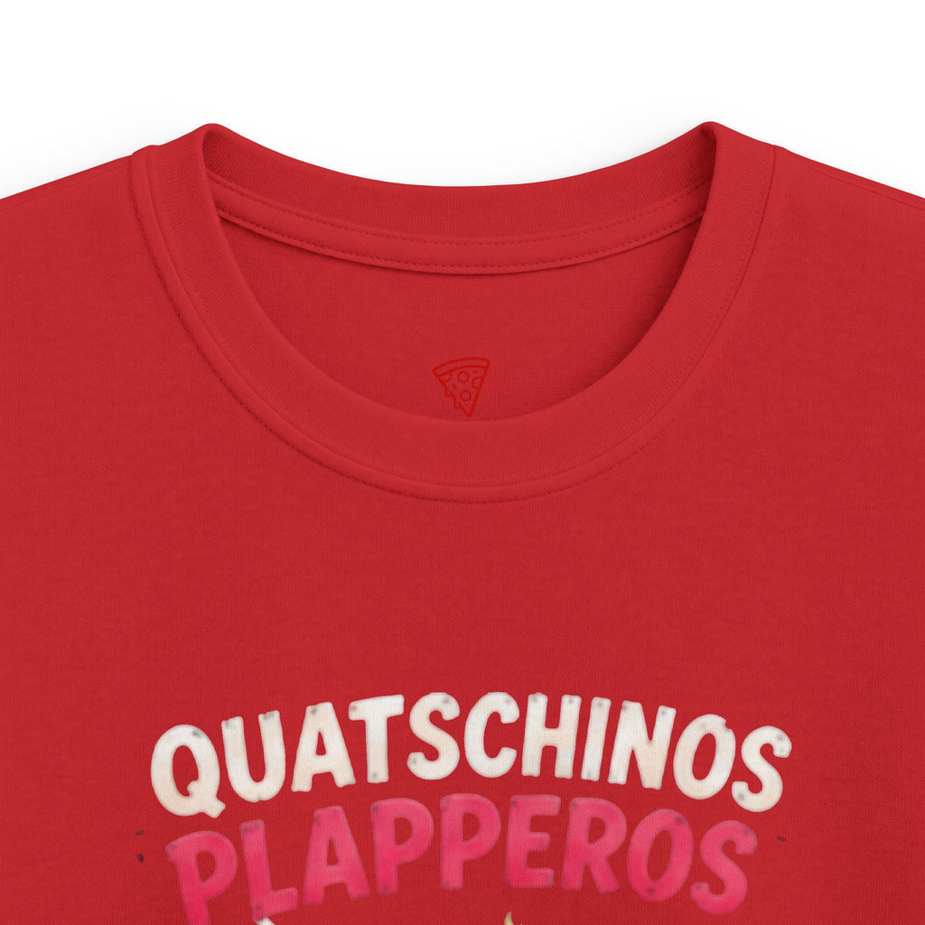 Quatschinos Plapperos Kinder T-Shirt | Lustige Ente mit Megafon | Witziges Kinder Shirt | QuackWerk